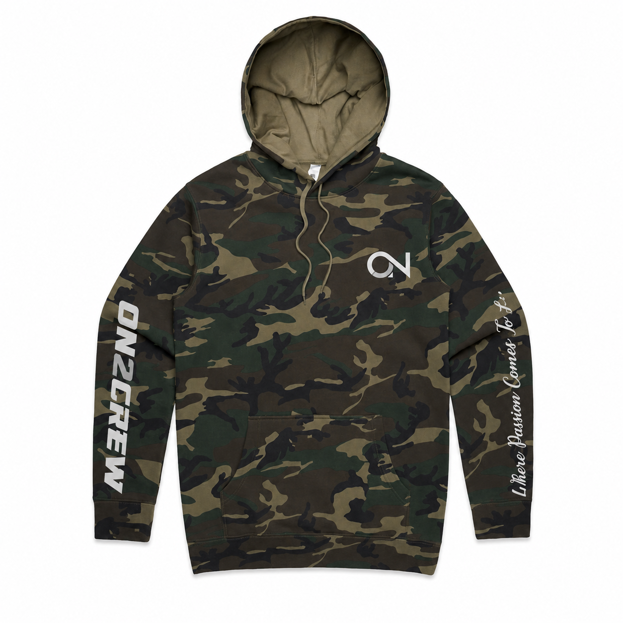 Camo On2Crew Pullover