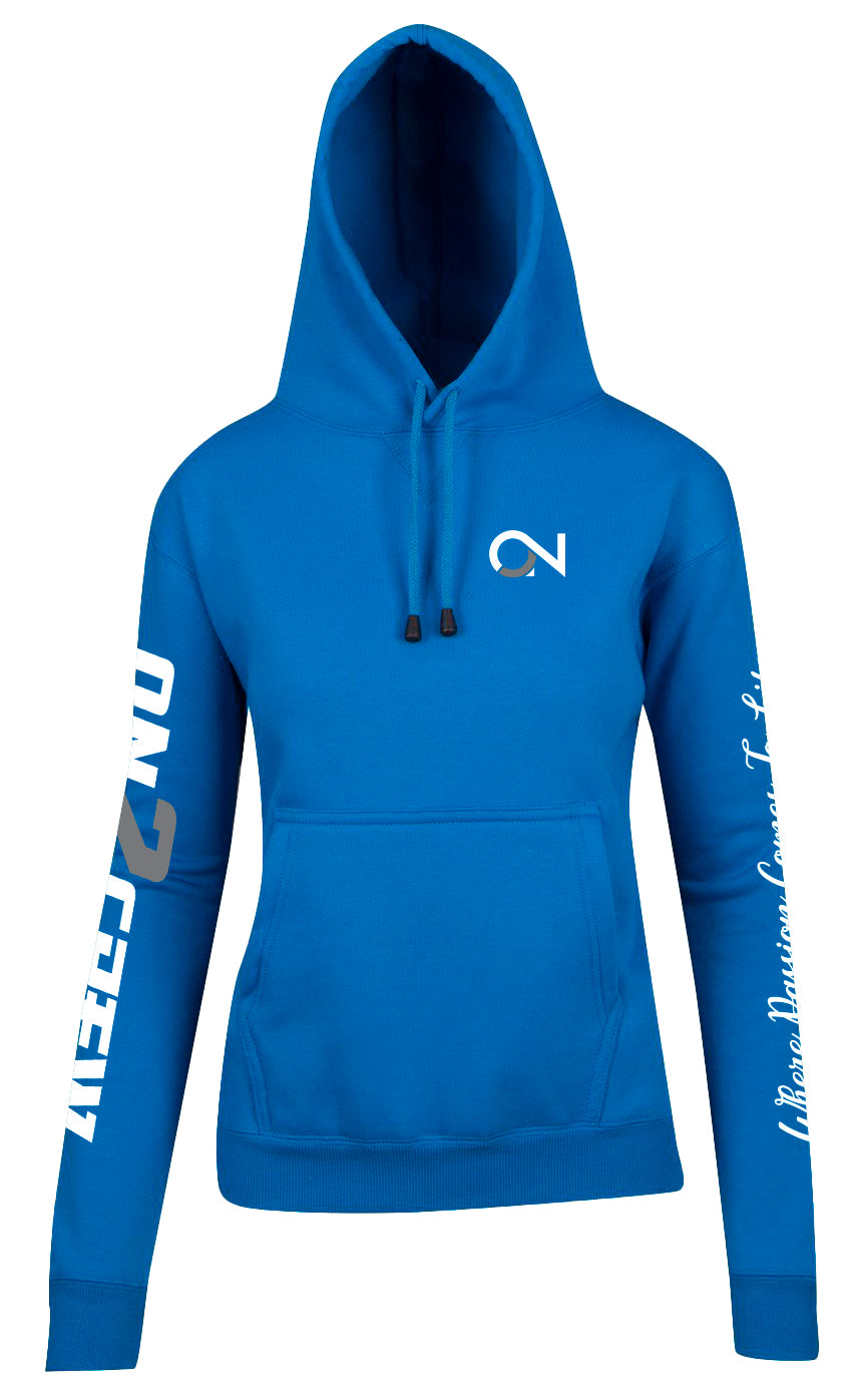 Women's/Kids On2Crew Pull Over Hoodie - Blue