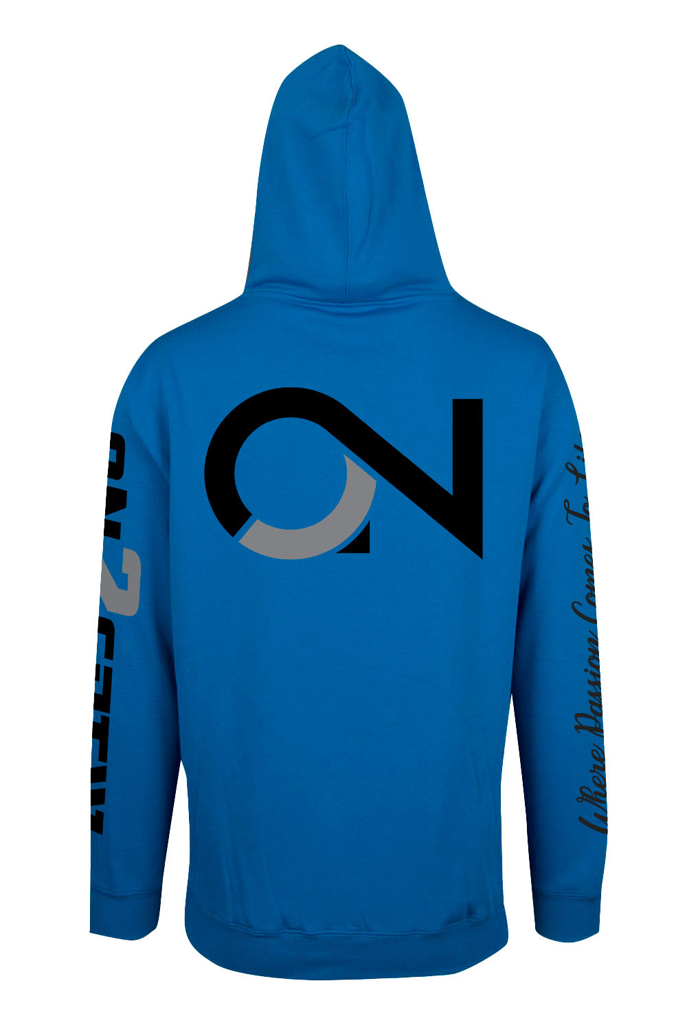 Women's/Kids On2Crew Pull Over Hoodie - Blue