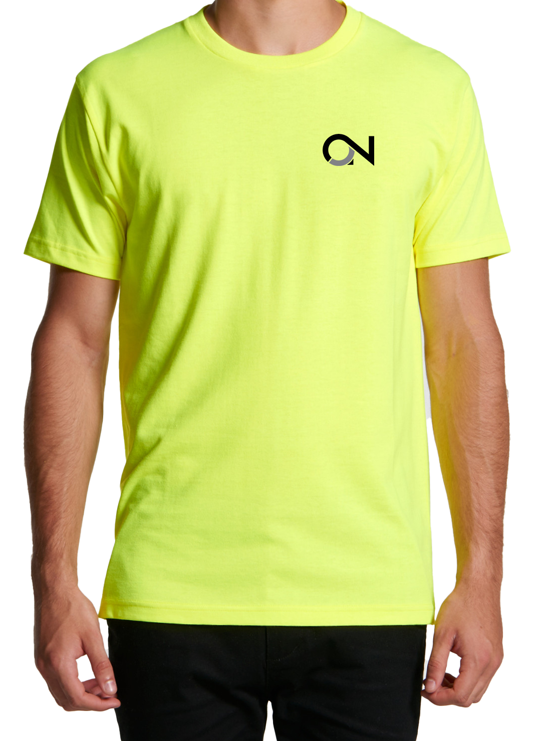 On2Crew Socialite Tee - HI VIS YELLOW