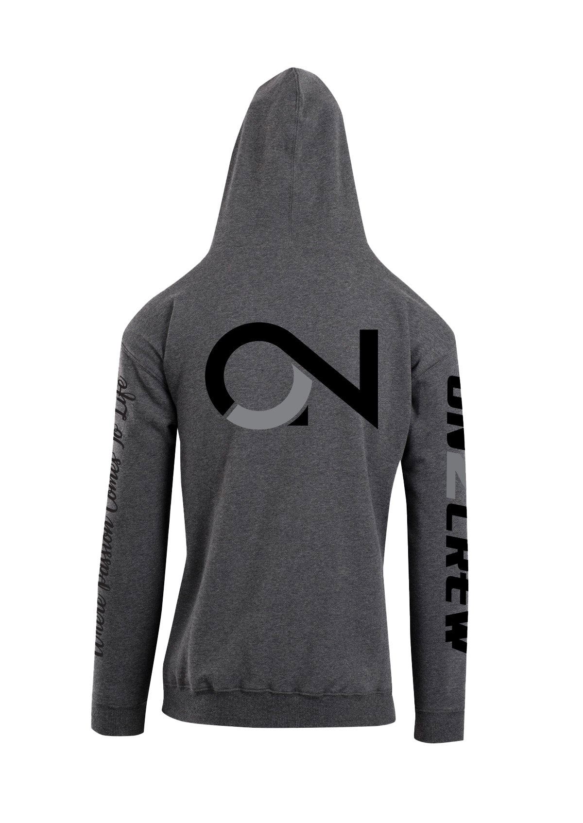 Women's/Kids On2Crew Pull Over Hoodie - Grey