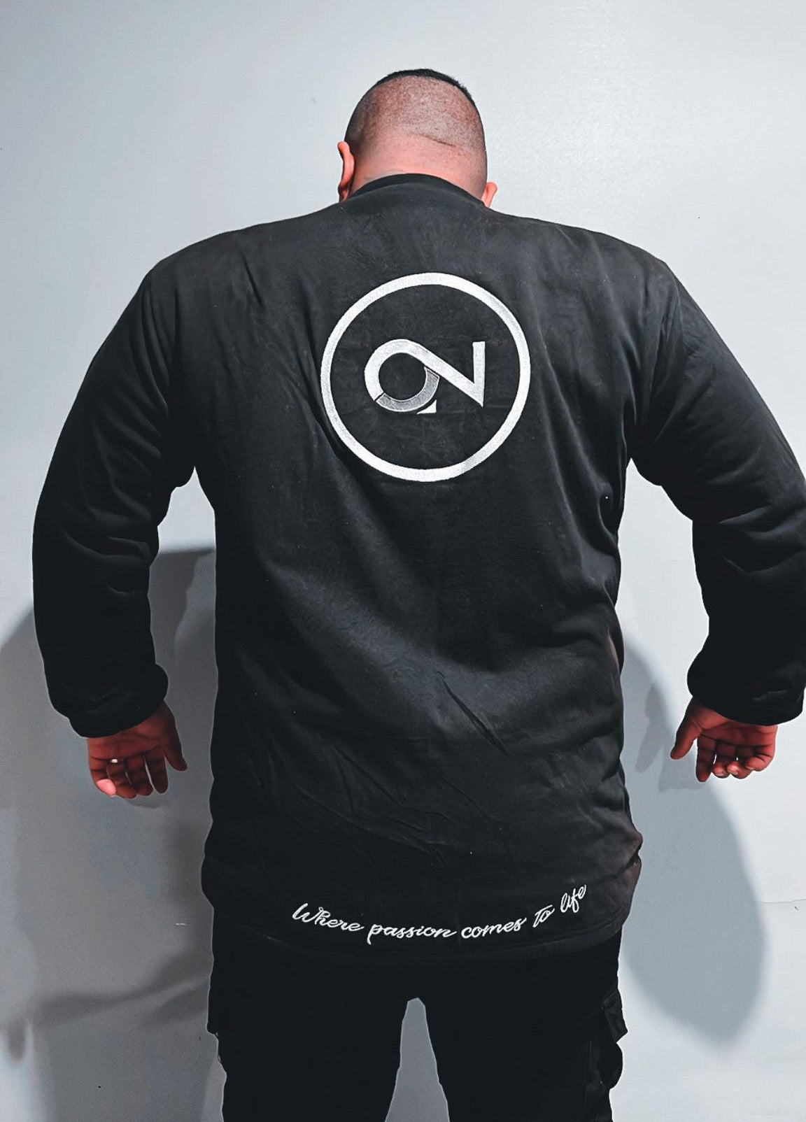 (PREORDER) On2Crew Long Sleeve Dupont™ Shirt - Black