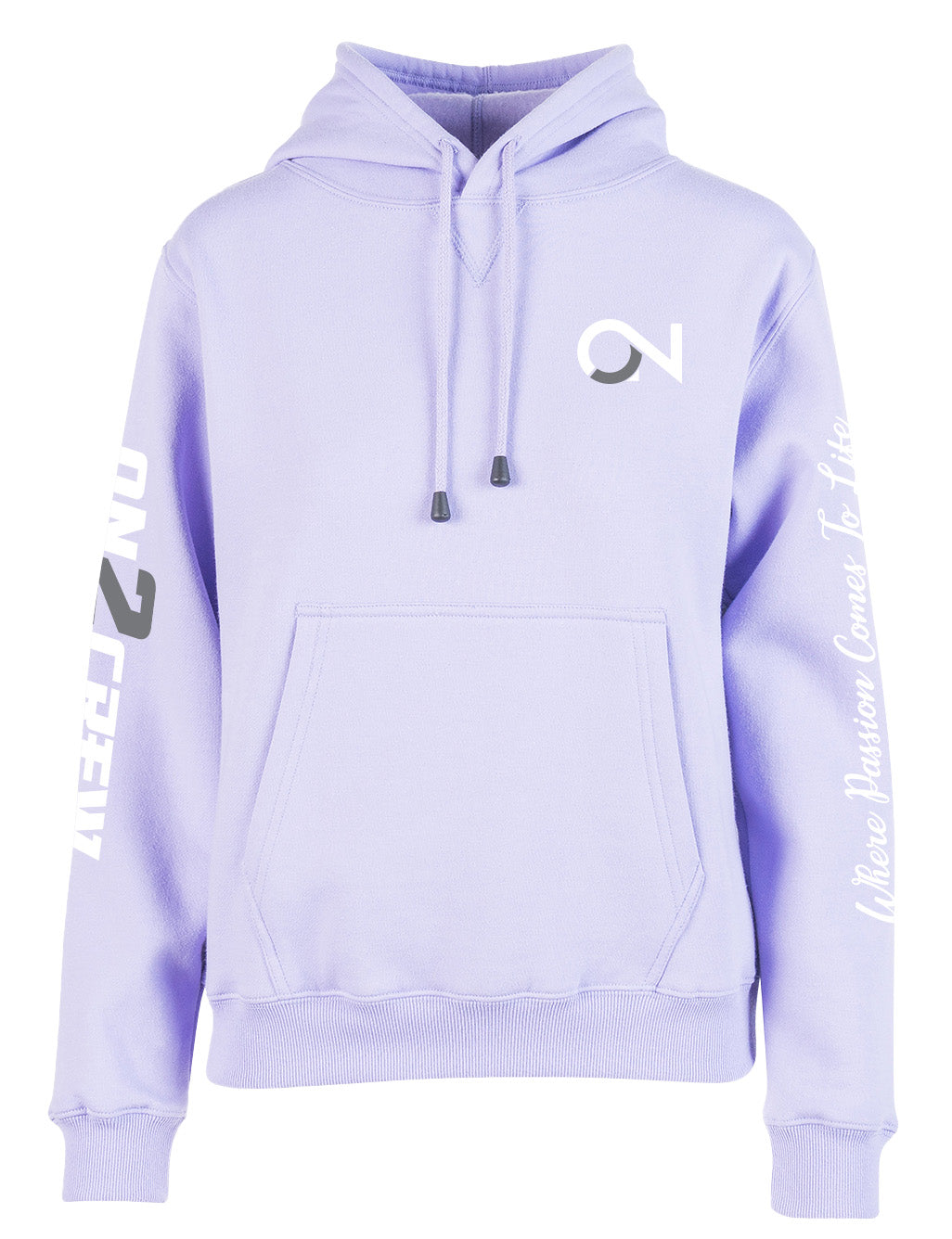 Women's/Kids On2Crew Pull Over Hoodie - Lavender/Black