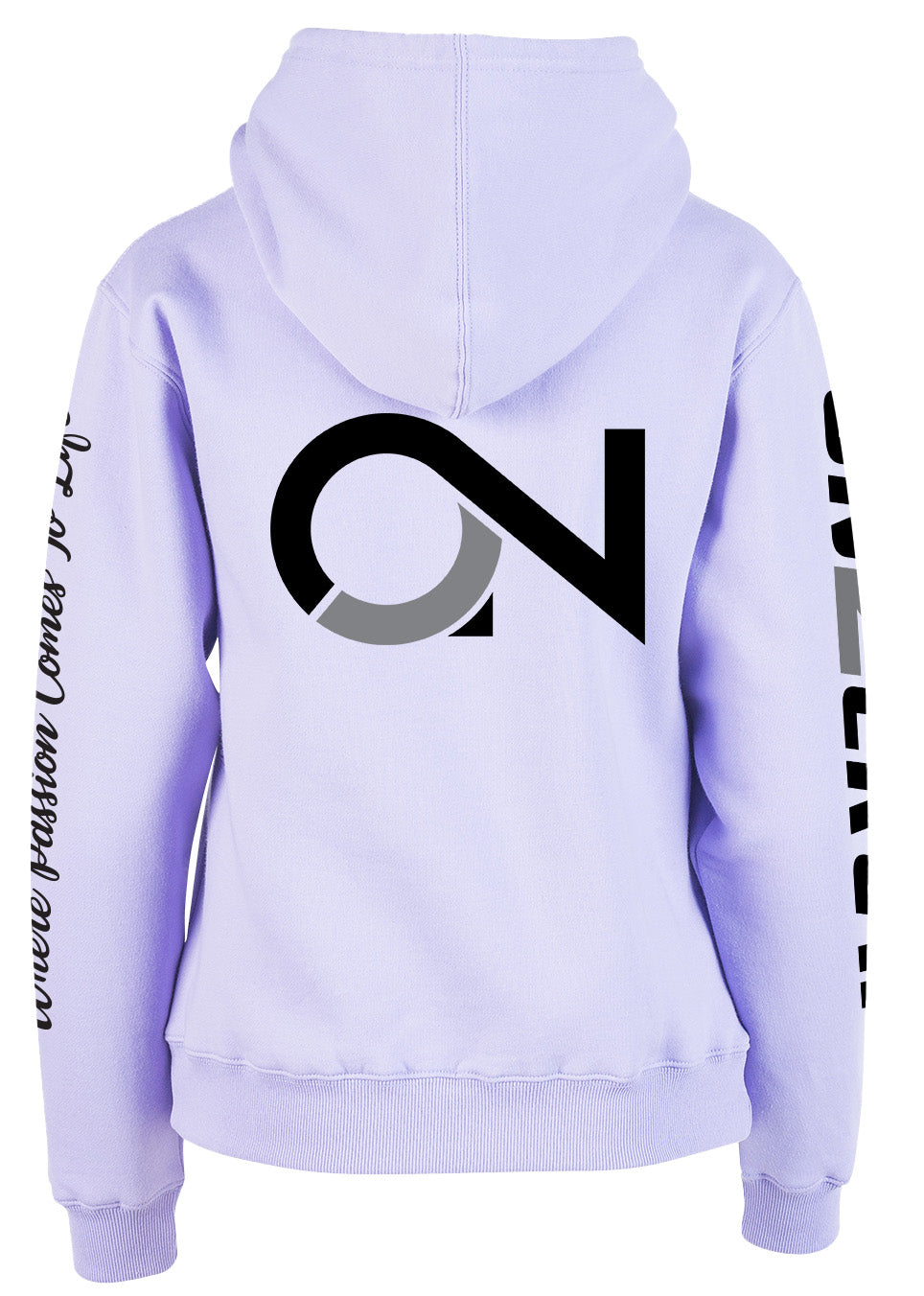 Women's/Kids On2Crew Pull Over Hoodie - Lavender/Black
