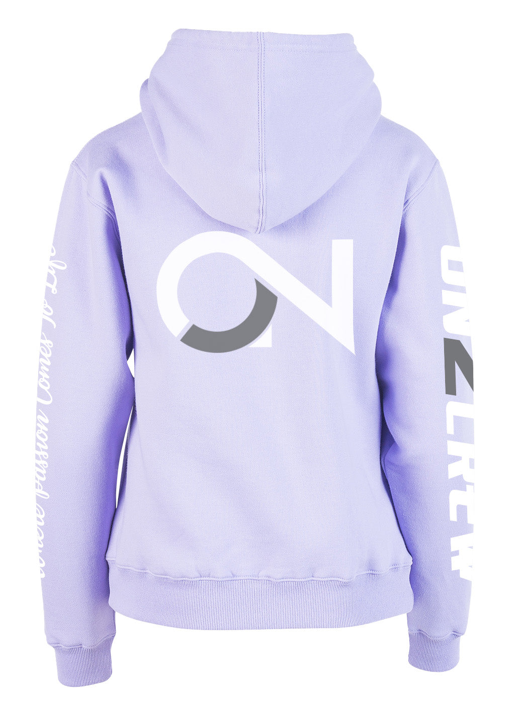 Women's/Kids On2Crew Pull Over Hoodie - Lavender/Black