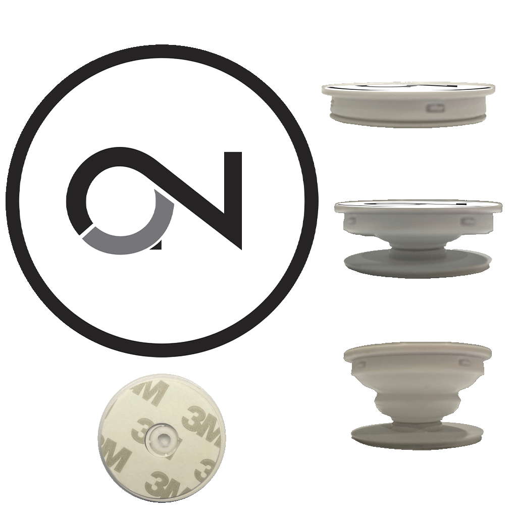 On2Crew Pop Socket White/Black