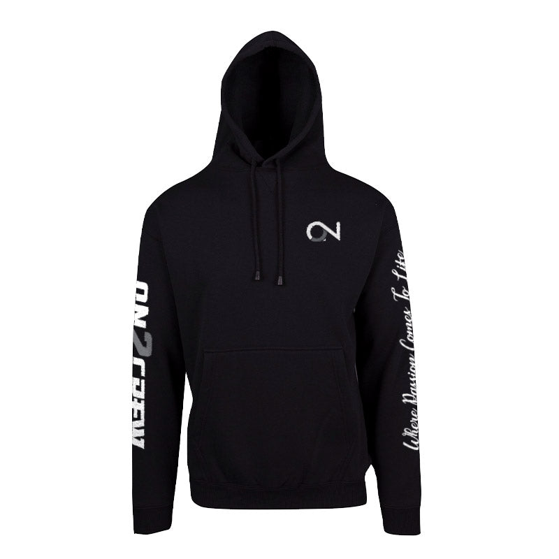 Women's/Kids On2Crew Pull Over Hoodie - Black