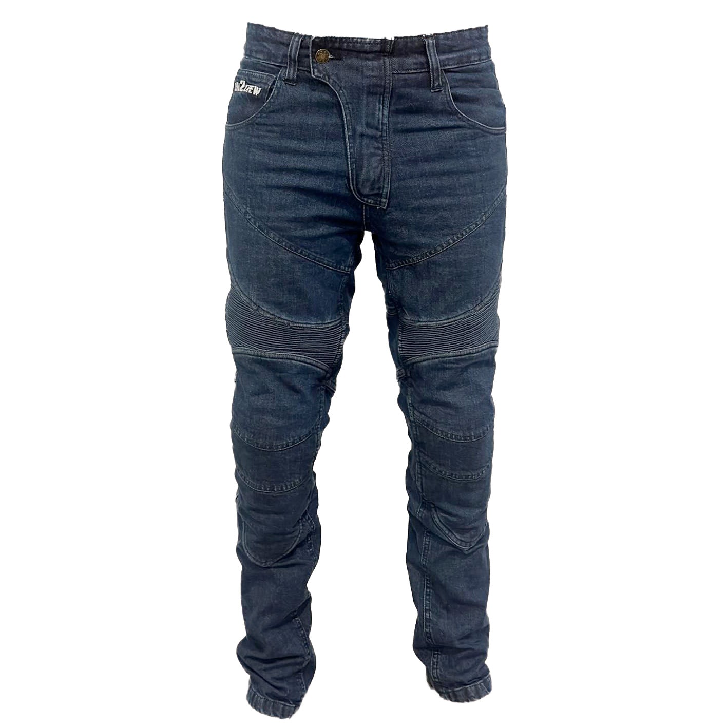 (PREORDER) On2Crew Denim Riding Jeans - Blue/Blue