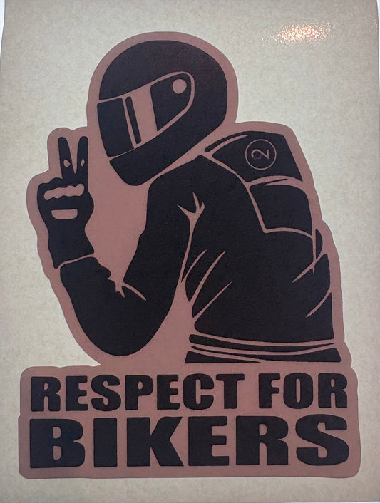 Respect for bikers Sticker