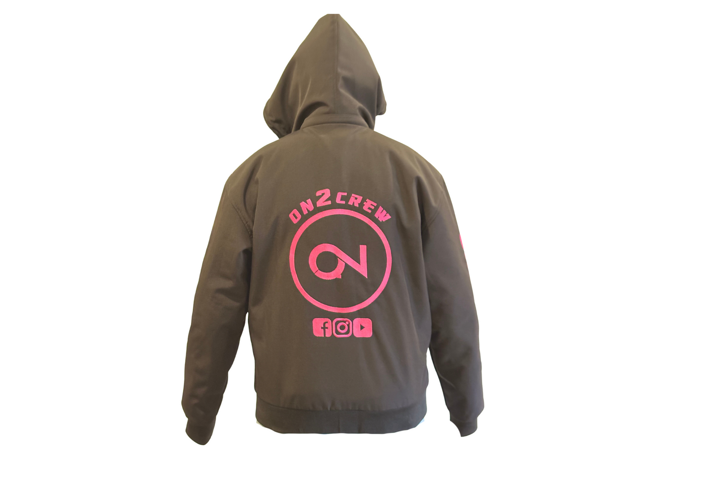 (PREORDER) On2Crew 2025 LIMITED Edition Aramid Motorcycle Riding Hoodie - Pink