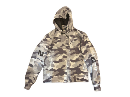 (PREORDER) On2Crew 2025 LIMITED Edition Aramid Motorcycle Riding Hoodie - White Camo