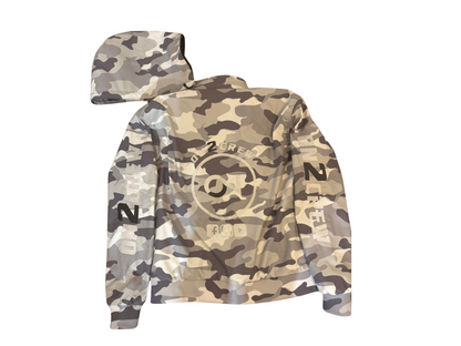 (PREORDER) On2Crew 2025 LIMITED Edition Aramid Motorcycle Riding Hoodie - White Camo