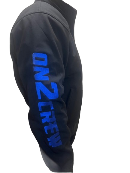 On2Crew 2024 LIMITED Edition Aramid Motorcycle Riding Hoodie - Blue