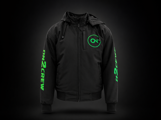 (PRE-ORDER)ON2CREW LIMITED EDITION ARAMID RIDING HOODIE - Chaos Edition GREEN 2026