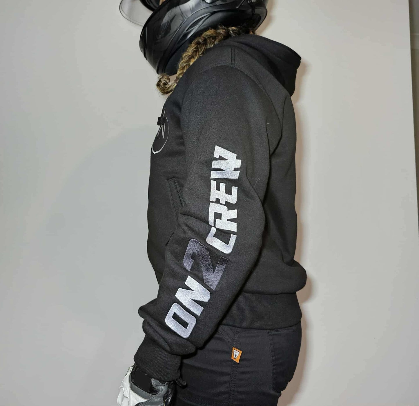 Premium Black Aramid Fleece Hoodie