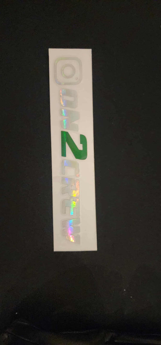On2Crew Stickers reflective