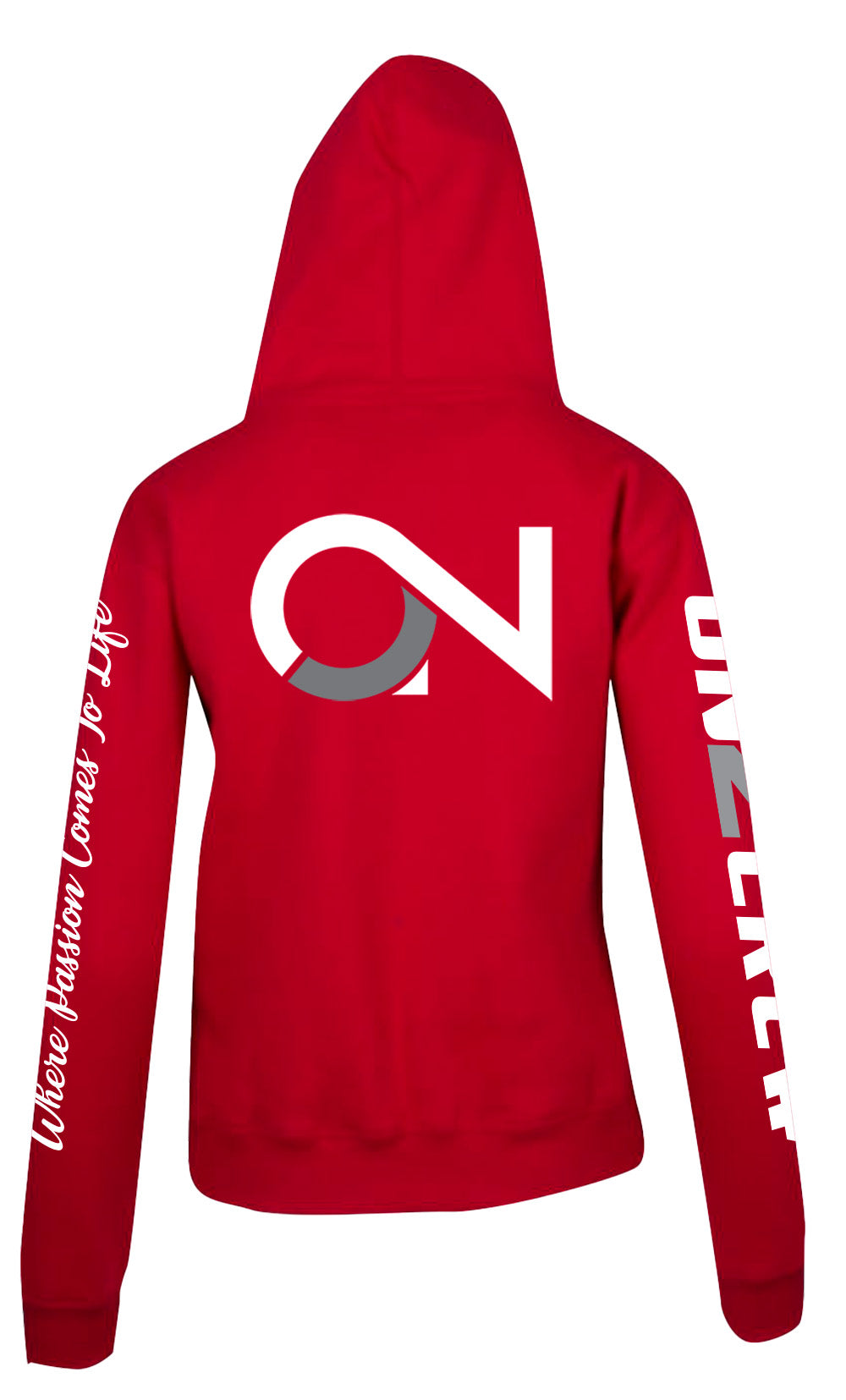 On2Crew Pull Over Hoodie - Red