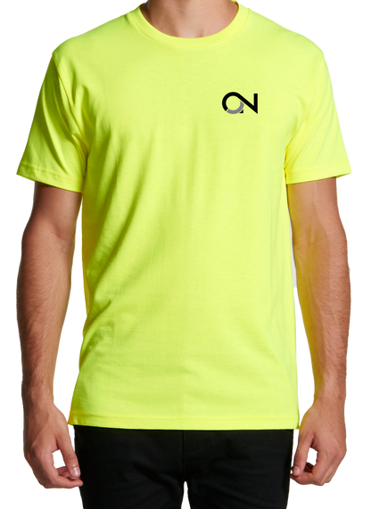 On2Crew Socialite Tee - HI VIS YELLOW