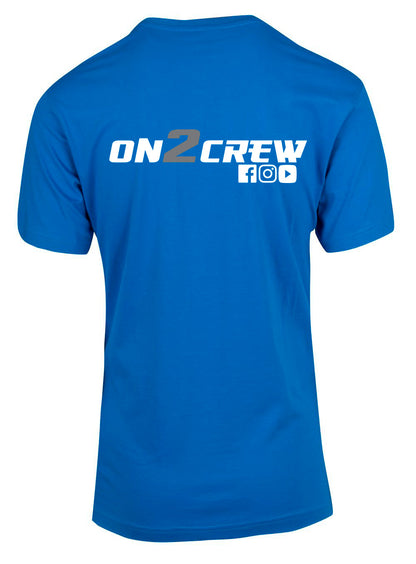 On2Crew Socialite Tee - Red/Azure