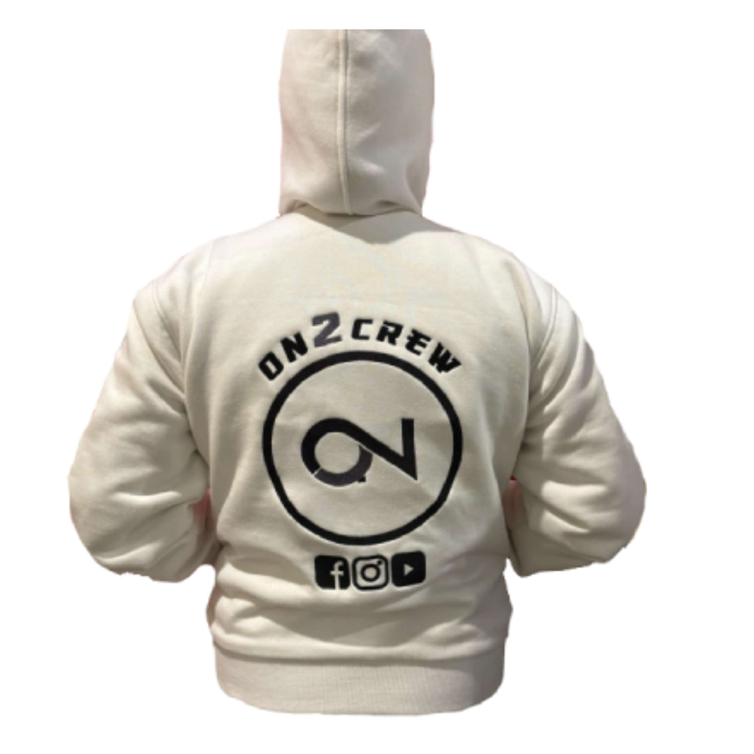 Premium White Aramid Fleece Hoodie