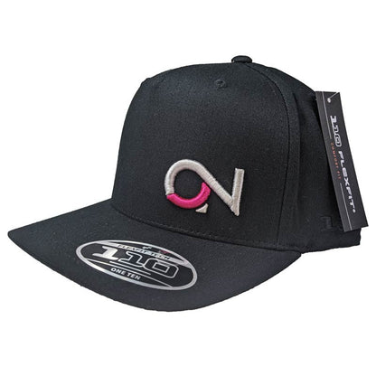 On2Crew Snapback - Black/White/Hot Pink