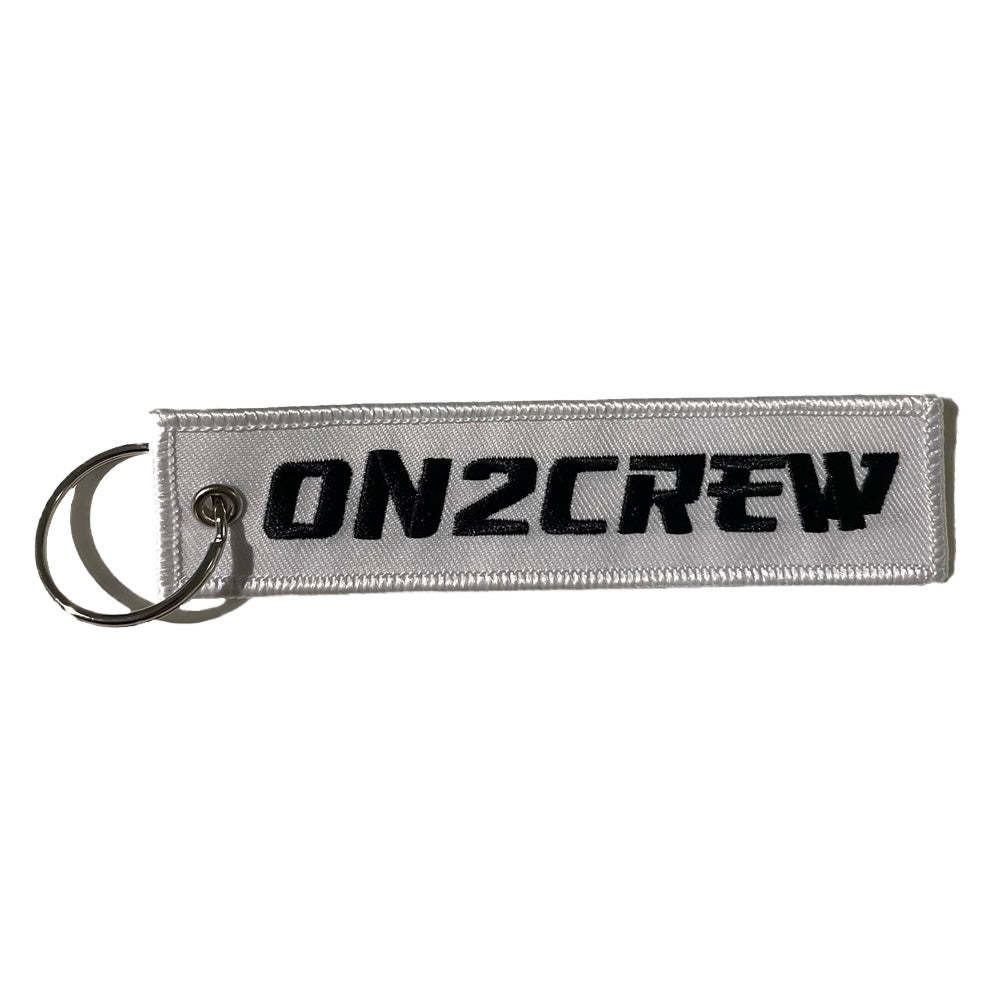 On2Crew Keyed-Up Keyring - White