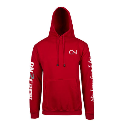 Women's/Kids On2Crew Pull Over Hoodie - Red/White